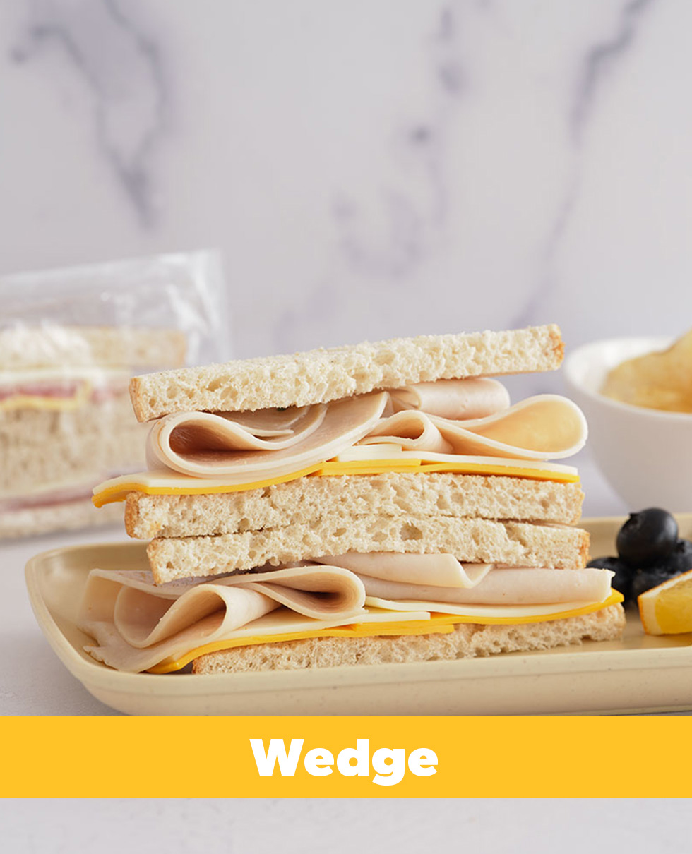 Turkey & 2 Cheese Wedge, WG (IW)