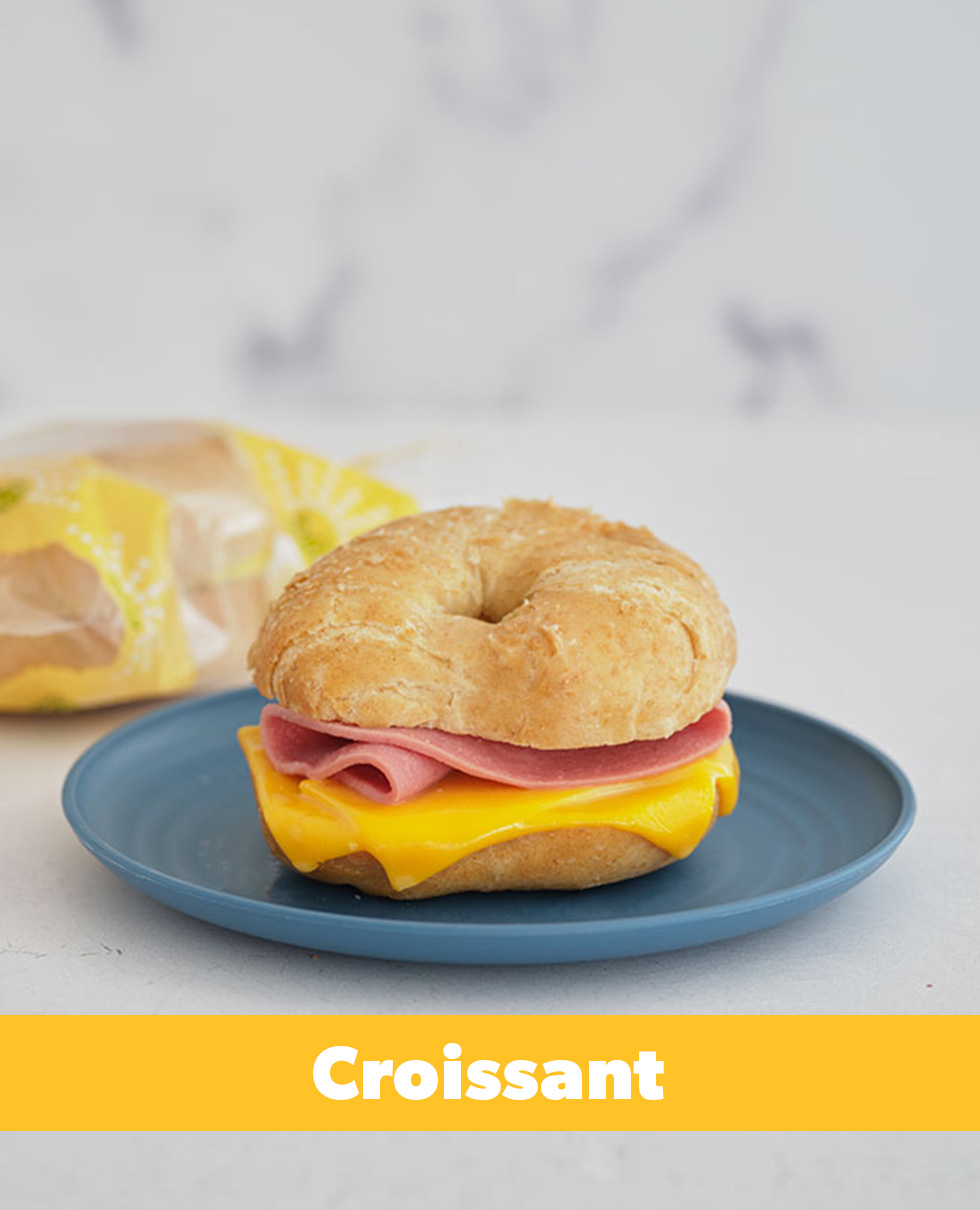 Turkey Ham & Cheese Croissant Melt (1:1), WG (IW)