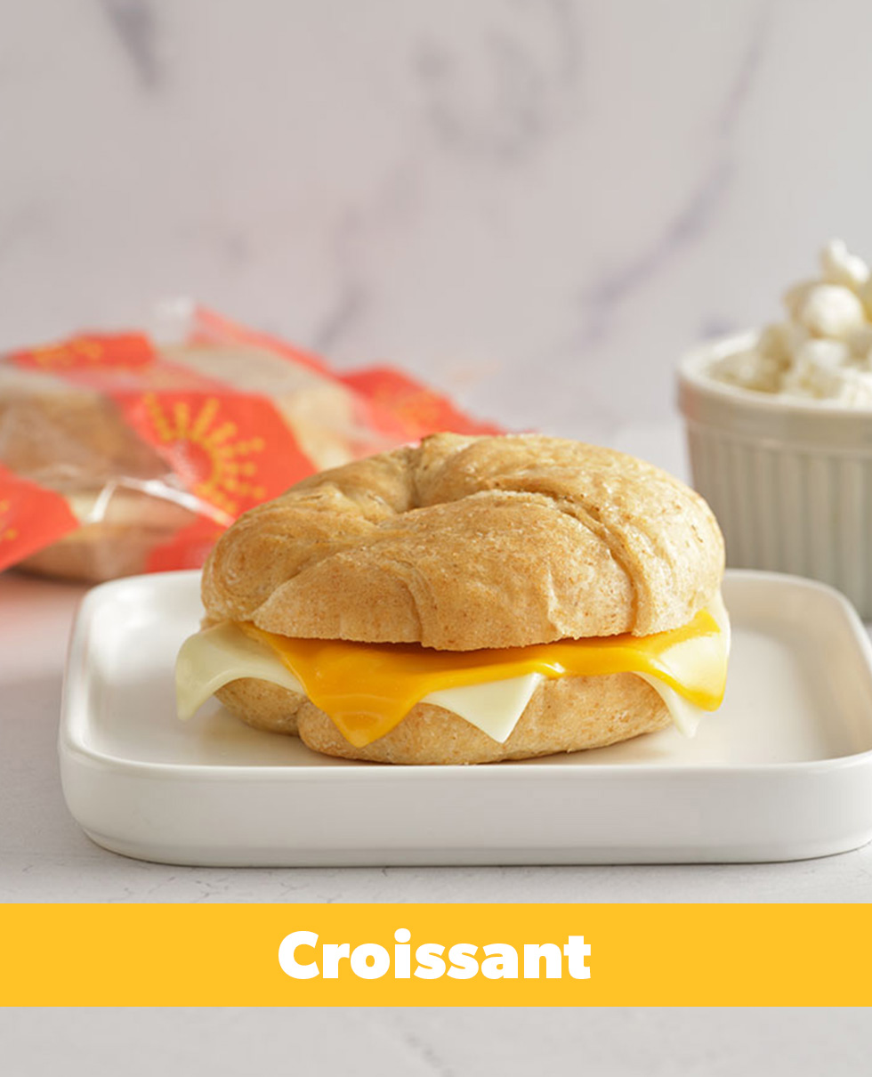 2 Cheese on Croissant, WG (IW)