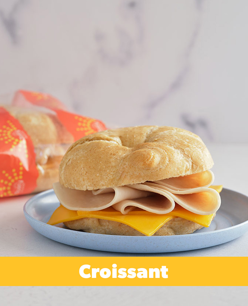 Turkey & Cheese on Croissant, WG (IW)