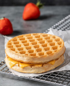 Cheese on Waffle Sandwich, WG (IW)