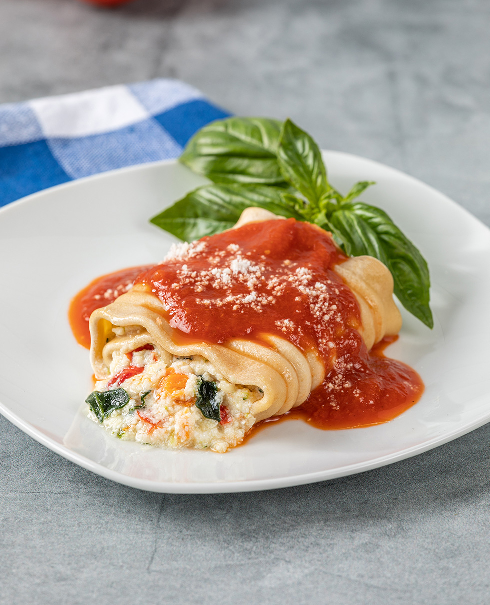 Cheese & Vegetable Lasagna Rollup, WG