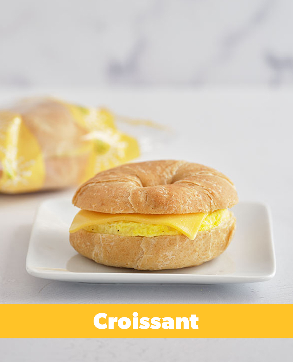 Egg Patty & Cheese Croissant, WG (IW)