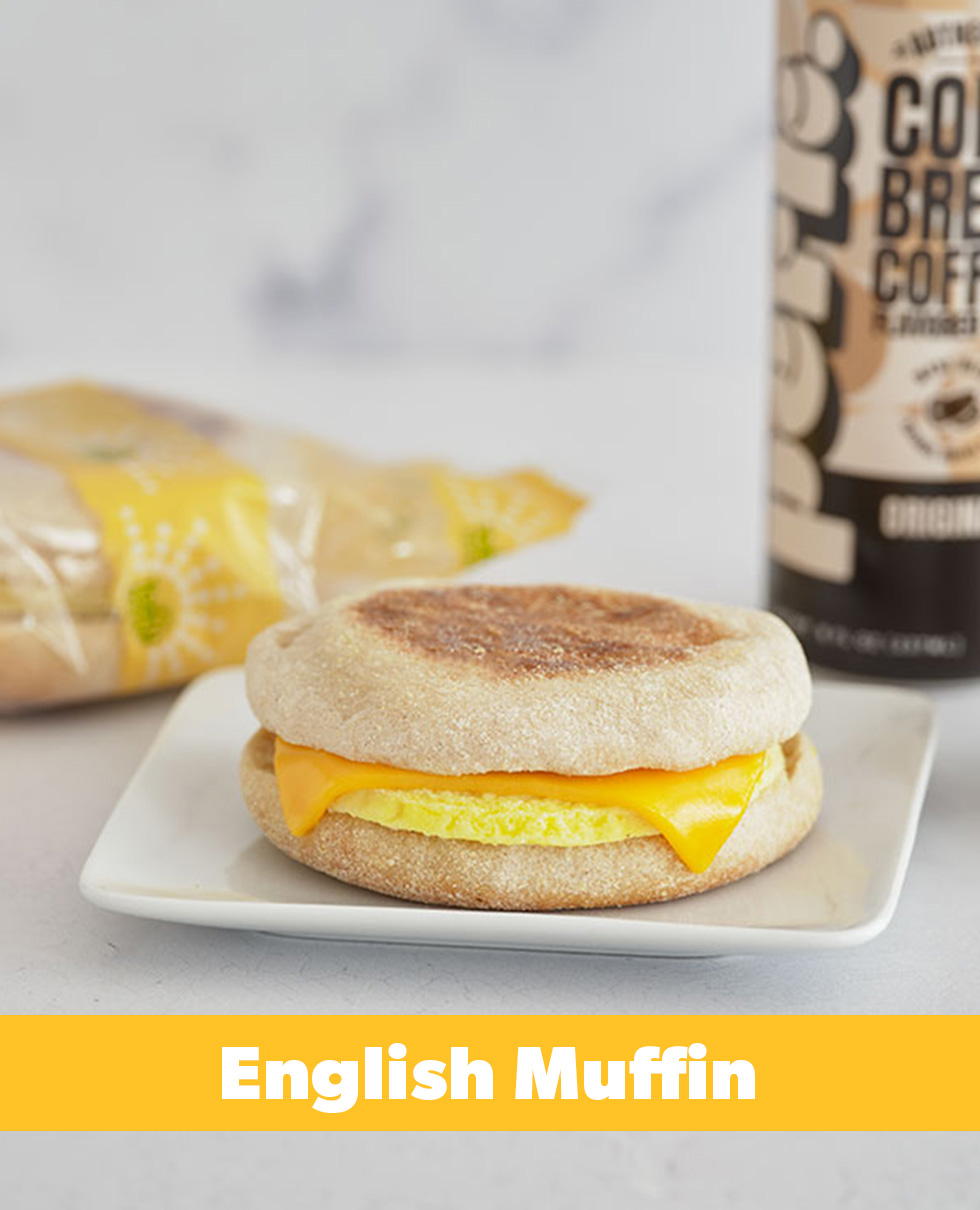 Egg Patty & Cheese on English Muffin, WG (IW)