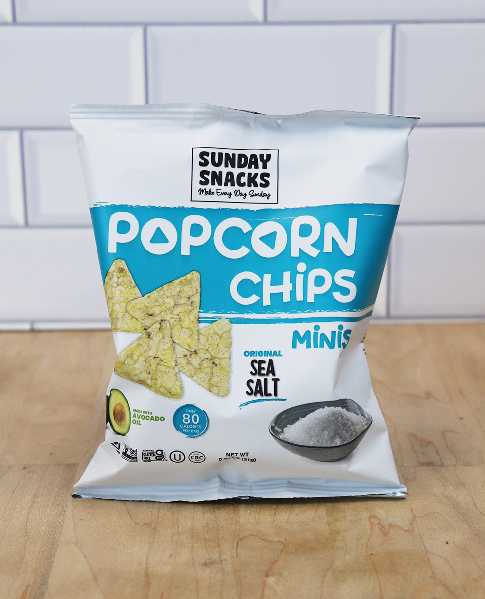 Sunday Snacks® Popcorn Chips – Sea Salt 
