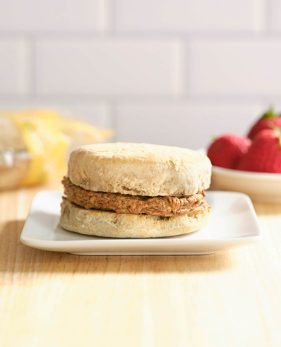 Chicken Sausage Patty on a Honey Wheat Biscuit, WG (IW)