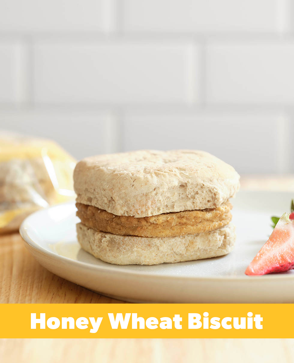 Breaded Chicken Patty on Honey Wheat Biscuit, WG (IW)