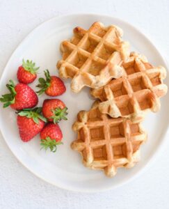 Strawberry Artisan Belgian Liege Waffle, WG (IW)