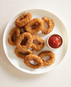 Breaded Oven Ready Onion Rings, WG