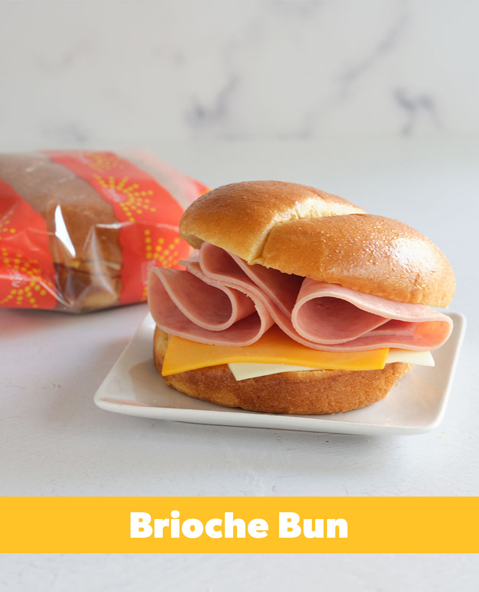 Turkey Ham & 2 Cheese Brioche, WG (IW)