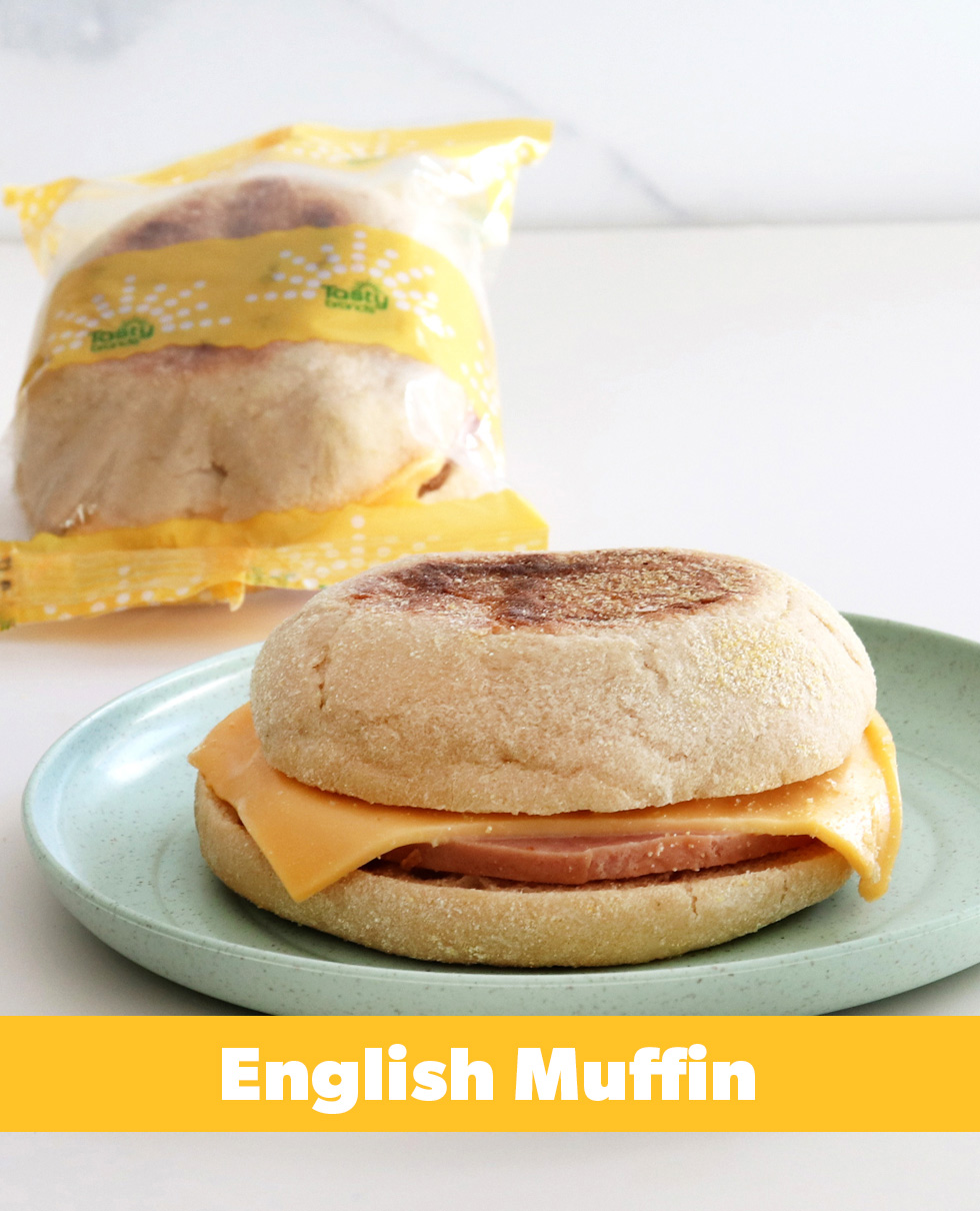 Turkey Canadian Style Bacon & Cheese on English Muffin, WG (IW)