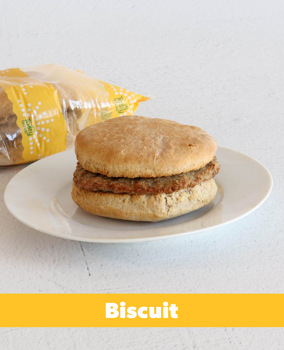 Pork Sausage on a Honey Wheat Biscuit, WG (IW)